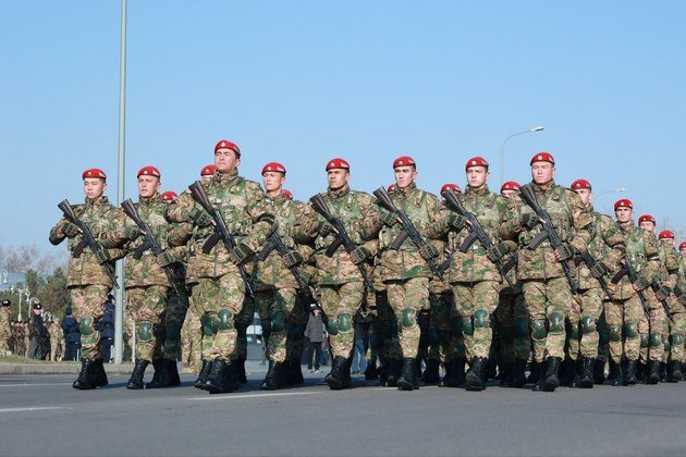 Military march on Uzbekistan Armed Forces Day 2