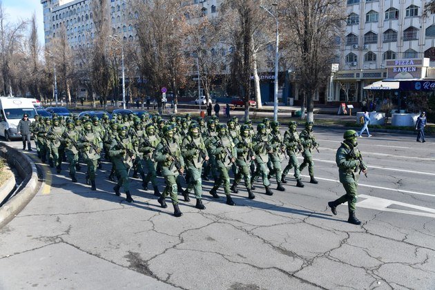 Military march on Uzbekistan Armed Forces Day 4