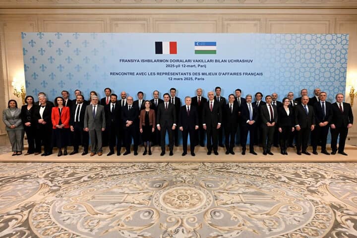 Shavkat Mirziyoyev meets with French business leaders