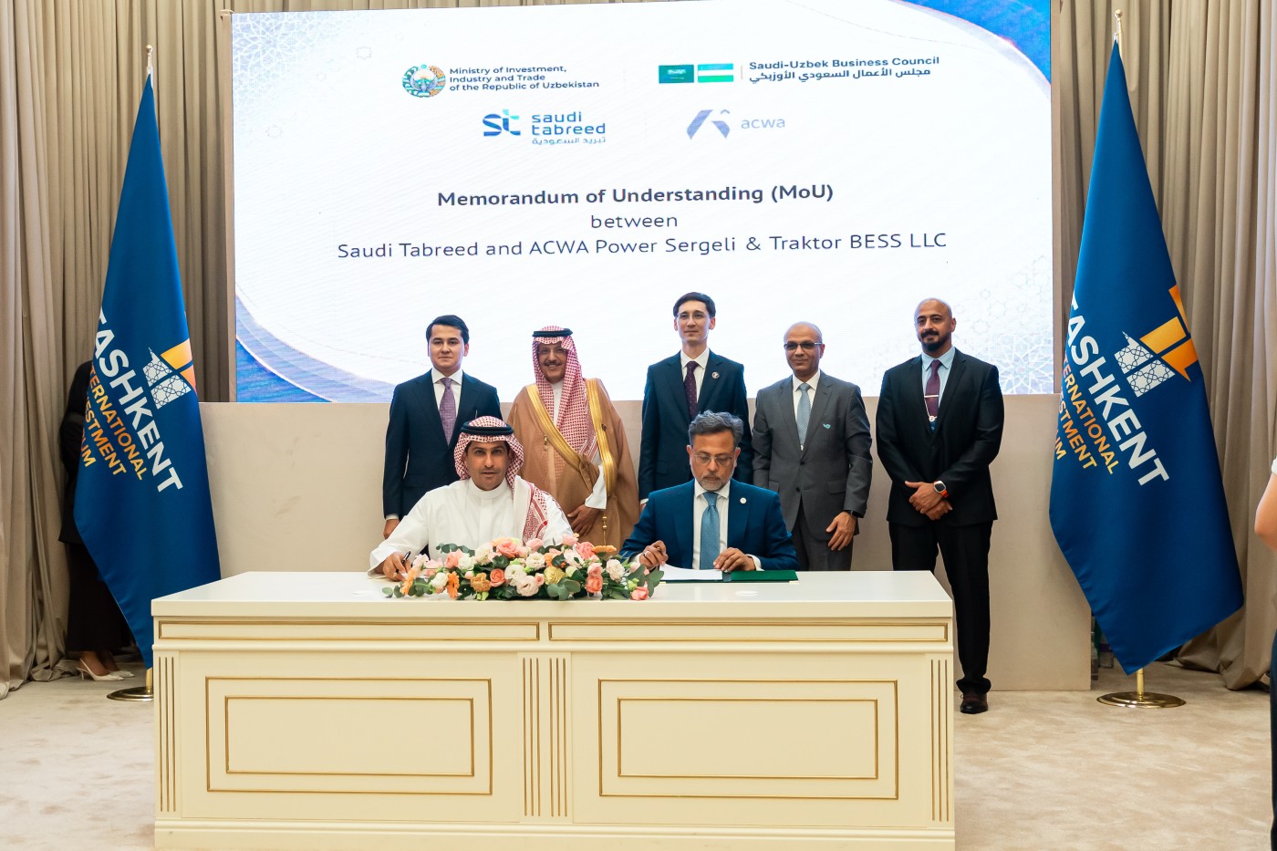 Memorandum of Understanding MoU between Saudi Tabreed and ACWA Power 1