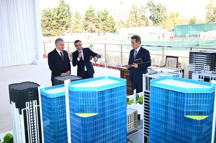 President Miziyoyev lays foundation stone for Tashkent IT park project phase II 2