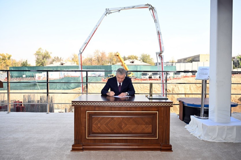 President Miziyoyev lays foundation stone for Tashkent IT park project phase II 3