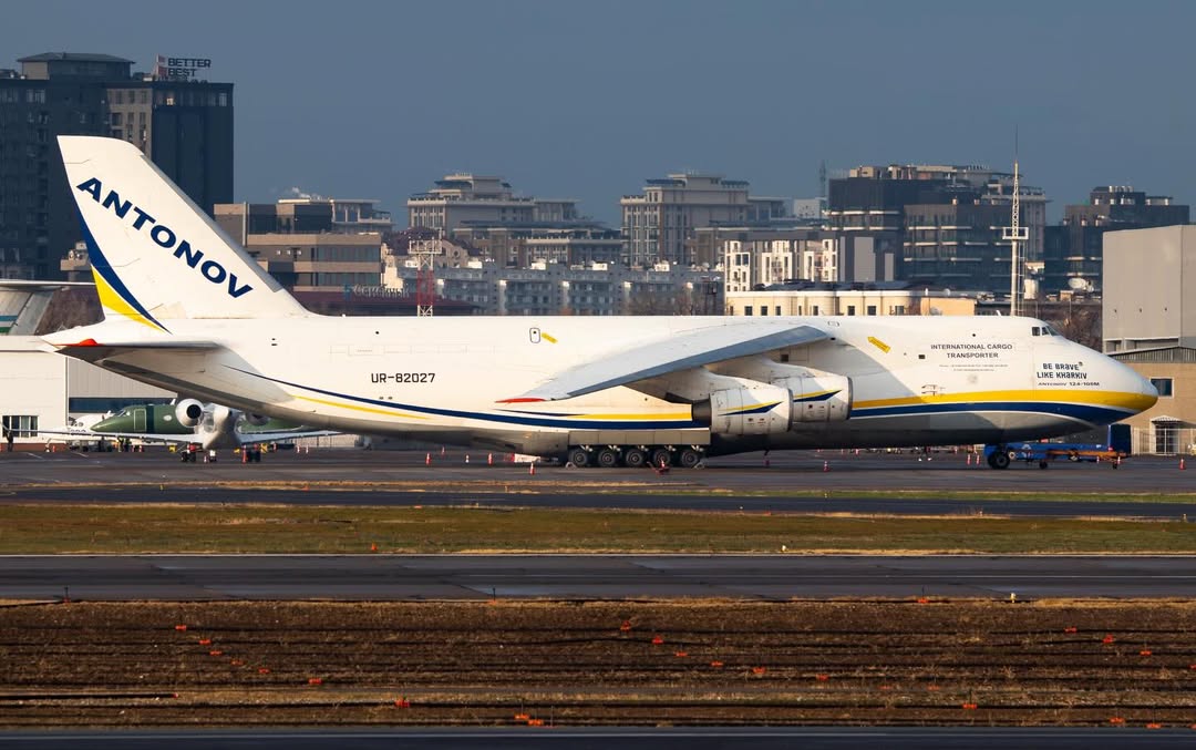 Be Brave Like Kharkiv An 124 100M lands in Tashkent2