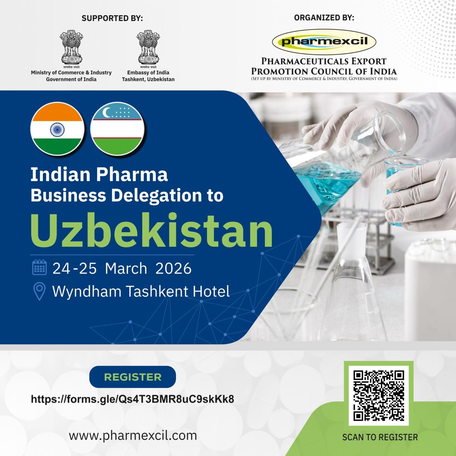 Indian Pharma Business Delegation to Uzbekistan